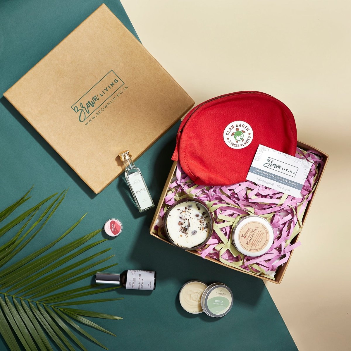 Festive Care Gift Hamper - Diwali – Gift Giving on Brown Living™. SKU: diwali - festive - care - hamper. Img 1.