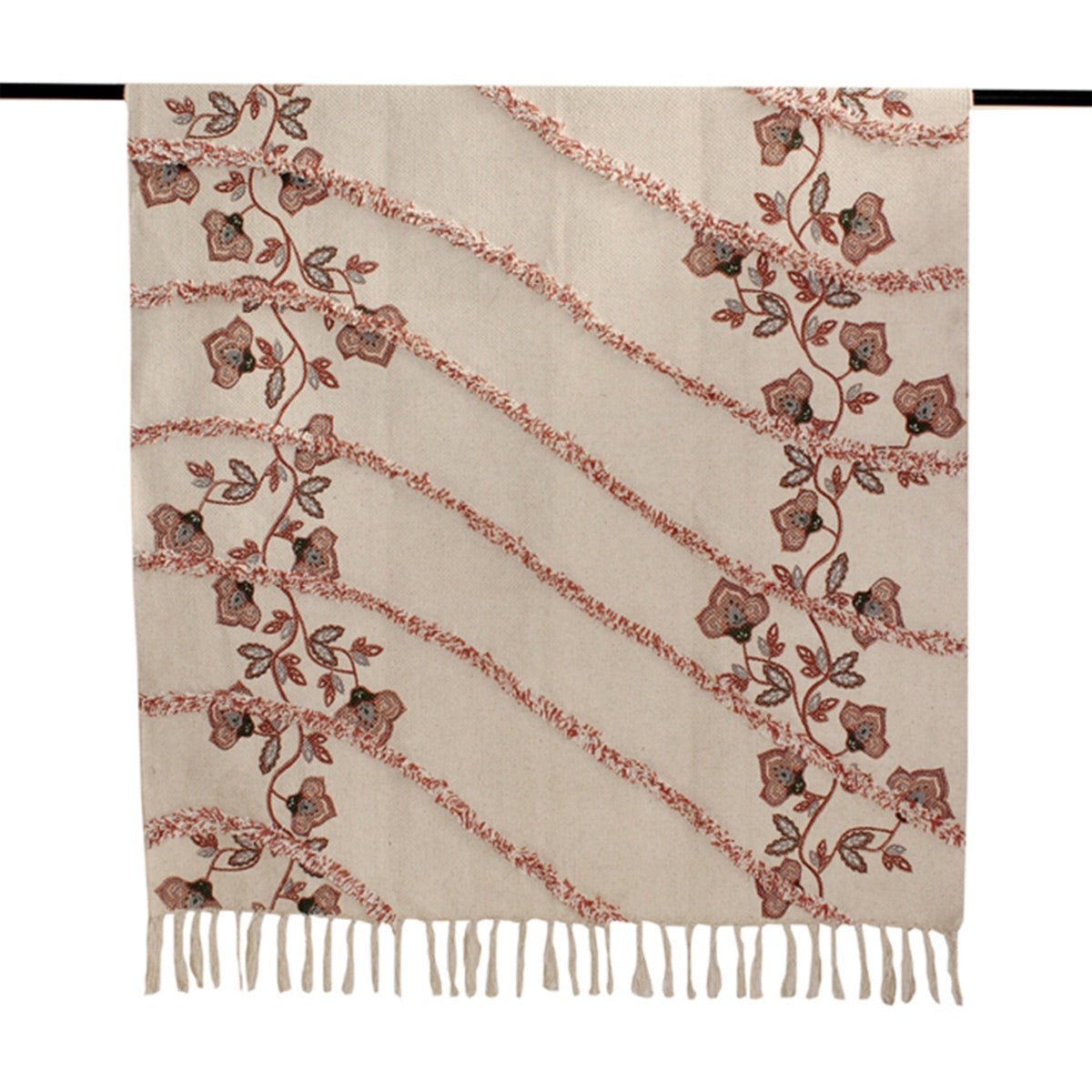 Fika Jacobean Cotton Rug – Mats & Rugs on Brown Living™. SKU: TGW150045. Img 2.