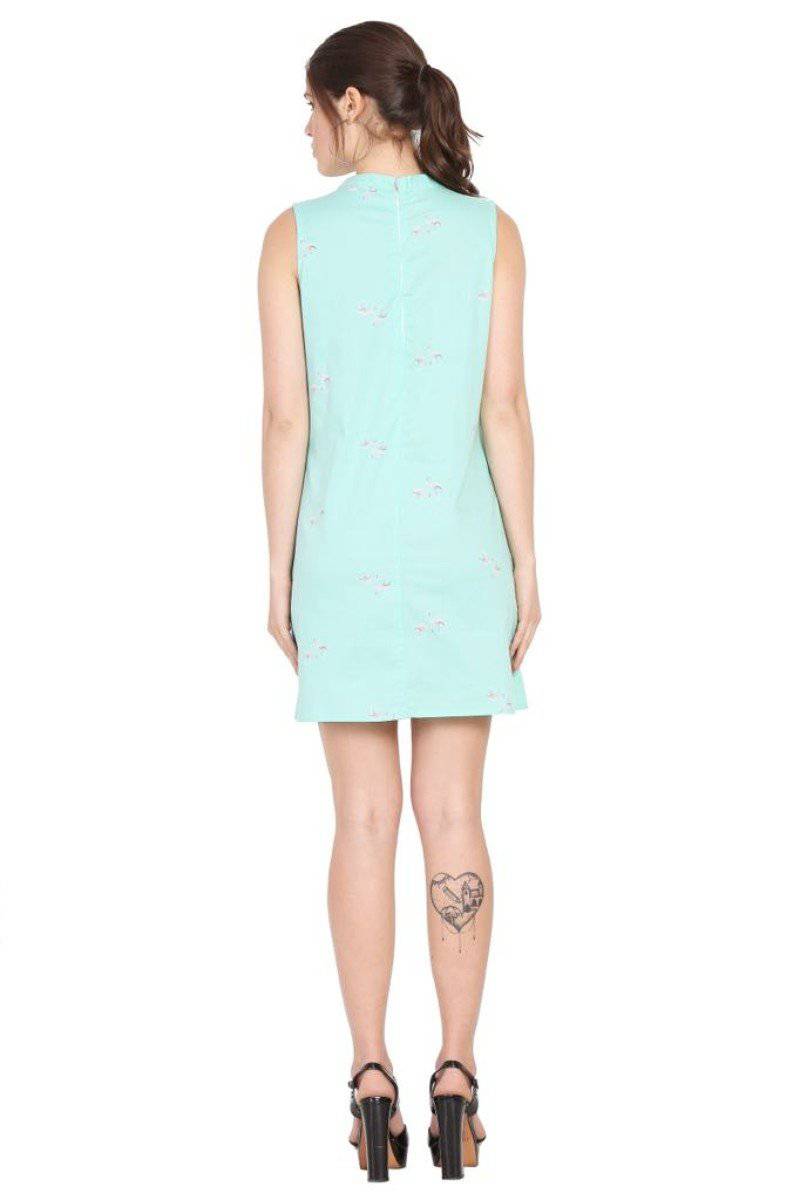 Flamingo Skater Dress | Verified Sustainable by Brown Living™