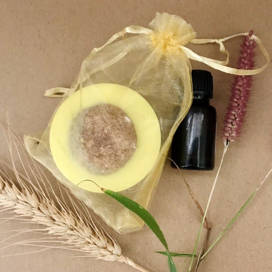 Floral Design Wax Block Wardrobe Freshener Sandalwood - Vanilla Fragrance | Verified Sustainable by Brown Living™