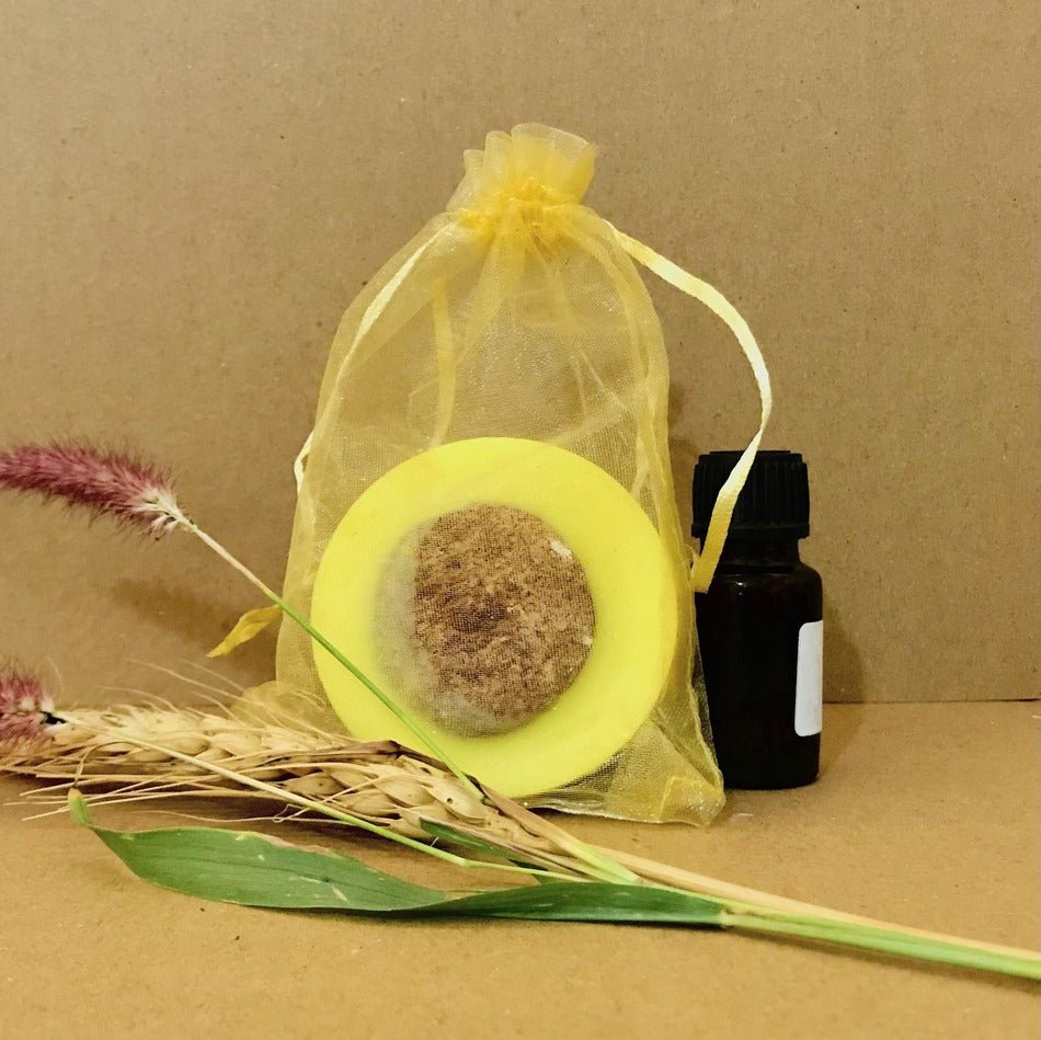 Floral Design Wax Block Wardrobe Freshener Sandalwood - Vanilla Fragrance | Verified Sustainable by Brown Living™