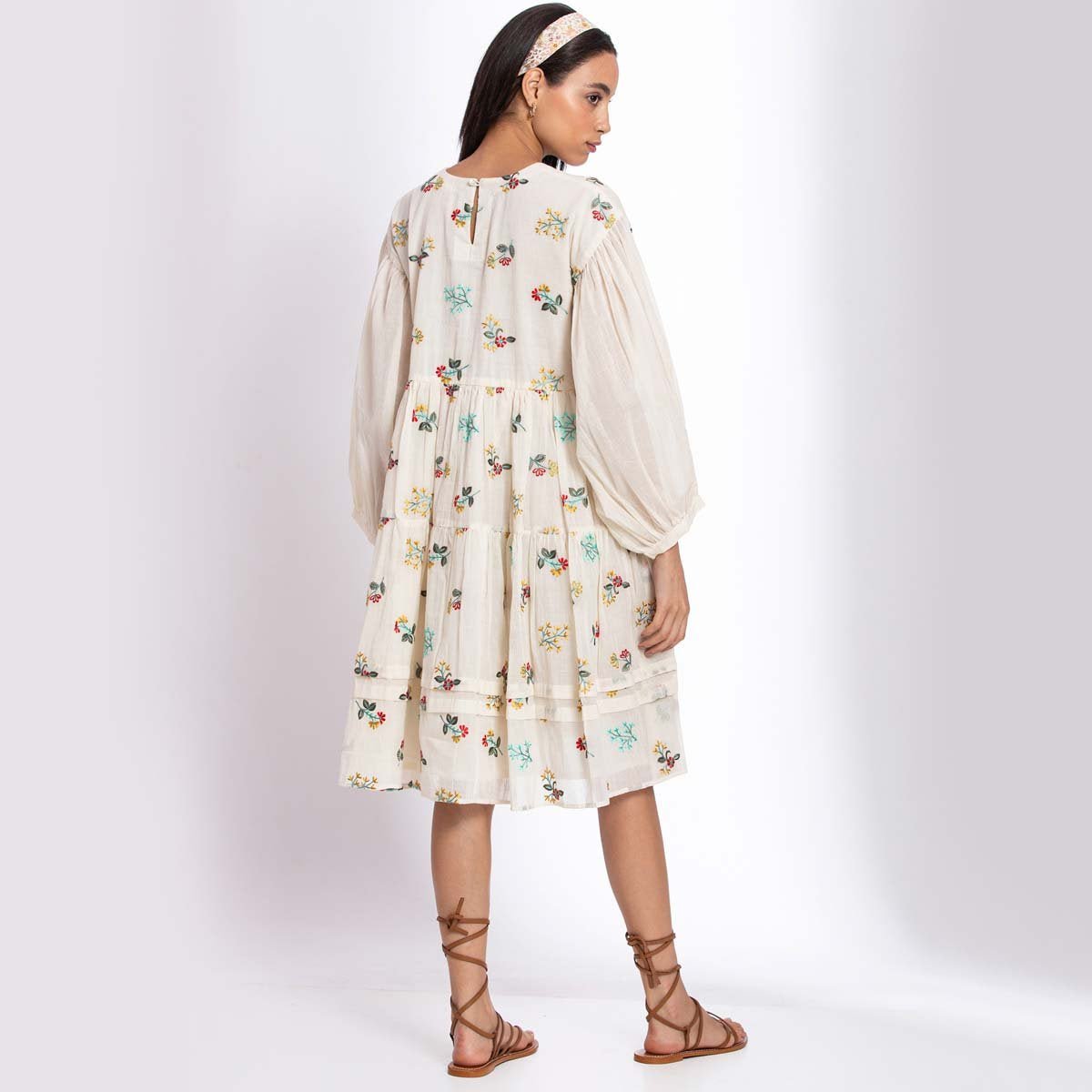 Flower Field Mid length Dress | Verified Sustainable by Brown Living™