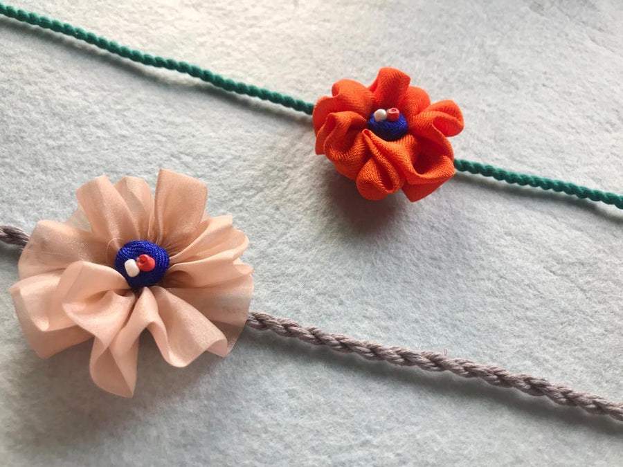Flower Power Rakhis Pack of 2 | Verified Sustainable by Brown Living™