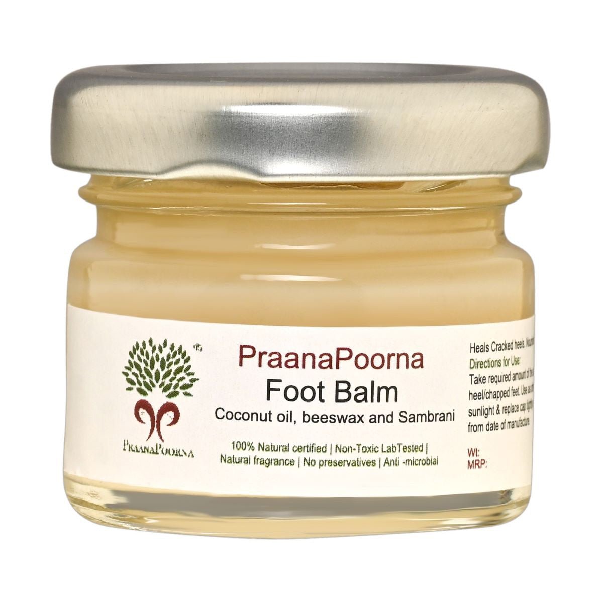 Foot Balm - 25 g – Foot Cream on Brown Living™. SKU: SKUB16. Img 1.