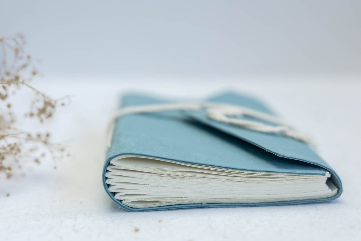 For the journey within - Bakhia / Dusty Blue – Stationery on Brown Living™. SKU: SR002. Img 2.