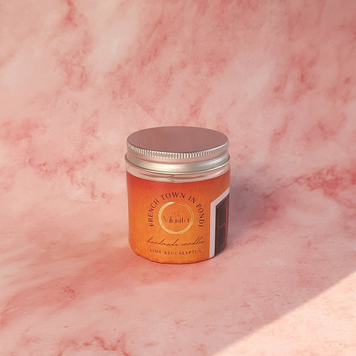 French Town In Pondi - Eucalyptus & Lime Soy Wax Candle | Verified Sustainable by Brown Living™
