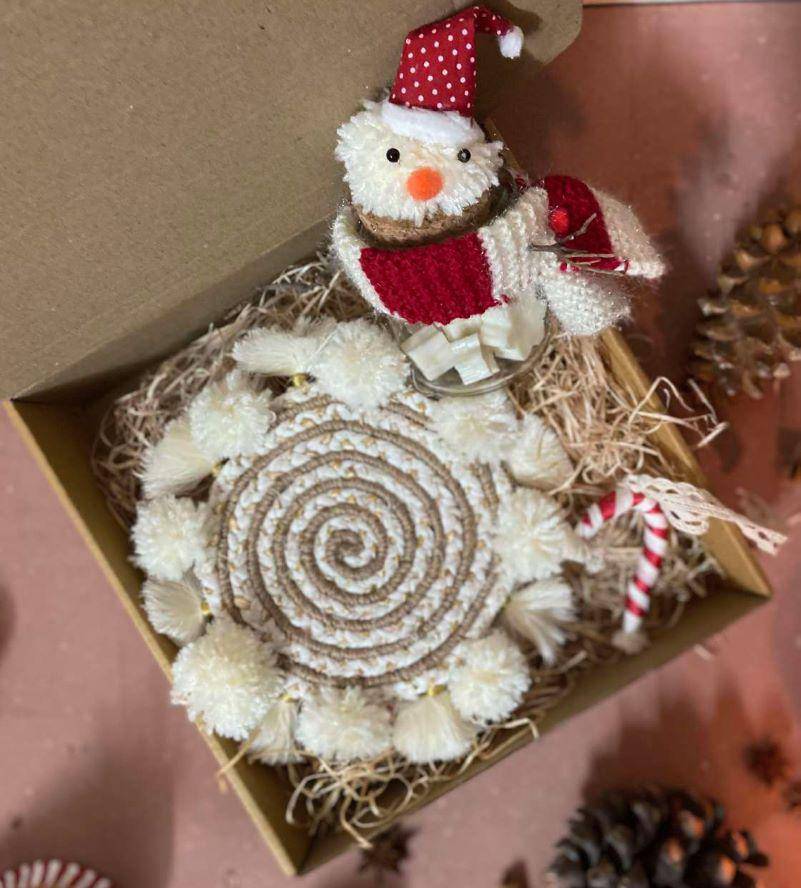 Frosty Snowflake Gift Basket | Verified Sustainable by Brown Living™