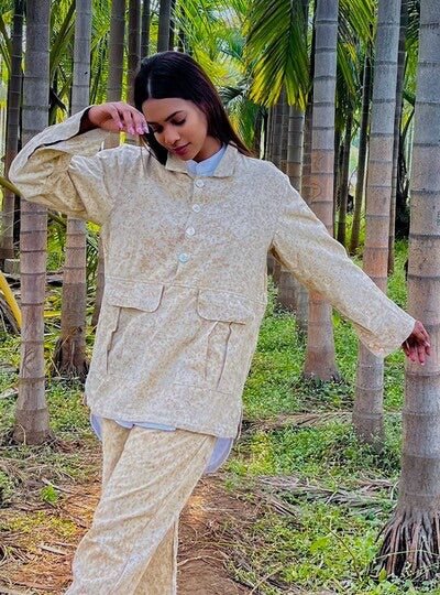 Full Sleeves Cordruoy Co - ord Set – Womens Co - Ord Sets on Brown Living™. SKU: pH121_24BL8407. Img 2.