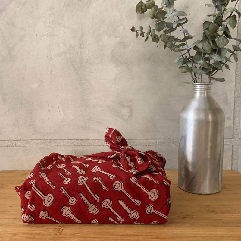 Buy Furoshiki Fabric Gift Wraps in 100% cotton - Assorted Set of 3 | Shop Verified Sustainable Gift Wrapping on Brown Living™