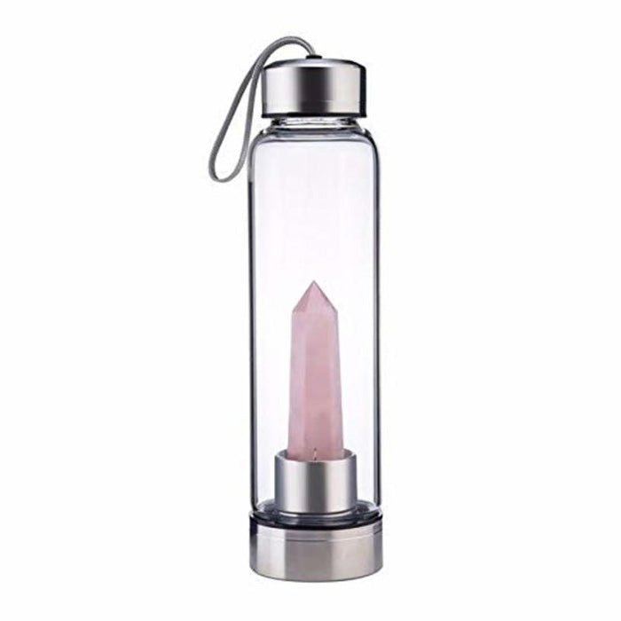 Buy Gem Elixir - Rose Quartz | Shop Verified Sustainable Bottles & Sippers on Brown Living™