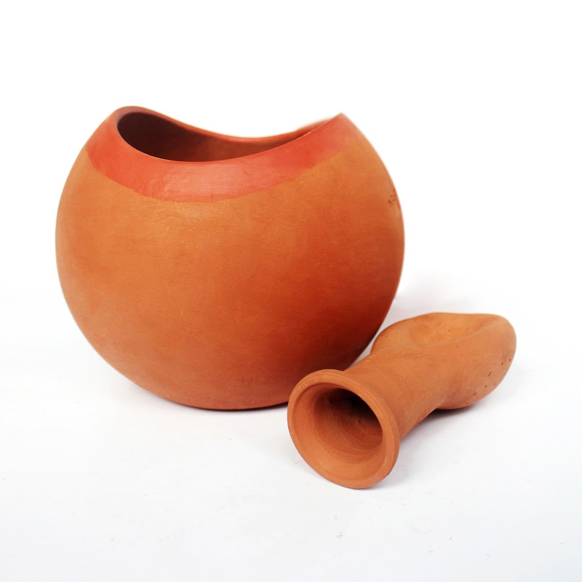GLO (XL)Terracotta Planter with Deep Root Watering System - Set of 2 – Pots & Planters on Brown Living™. SKU: PLT - GLO/DR/XL2. Img 5.