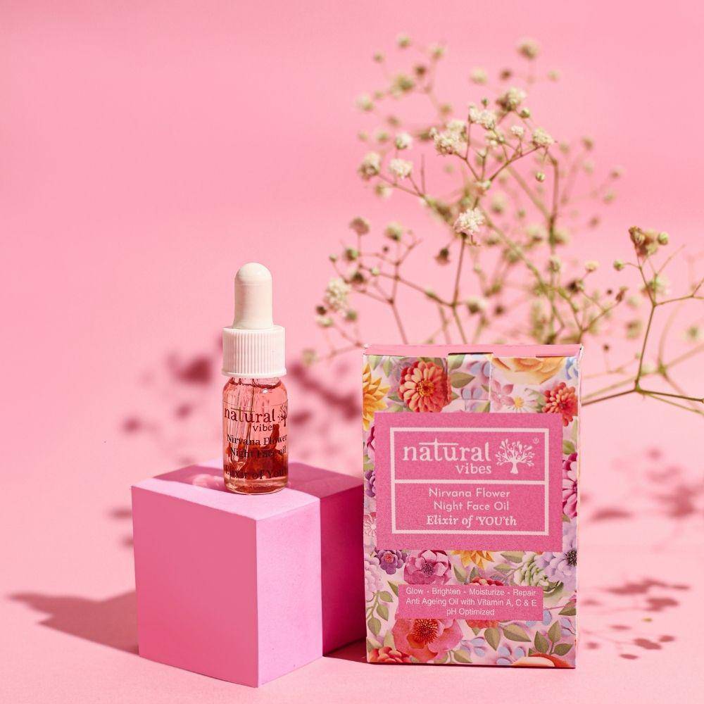 Glow Getter Gift Set with Kwansha – Face Serum by Natural Vibes available on Brown Living™. . SKU: 063 - 15780 - NV_gift_kwansha_oils. Img 5.