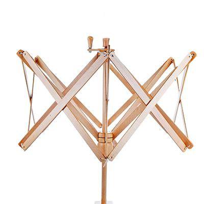 Wooden Hand Operated Knitting Umbrella Swift Yarn Winder Holder – Art & Craft Supplies on Brown Living™. SKU: 1067. Img 3.
