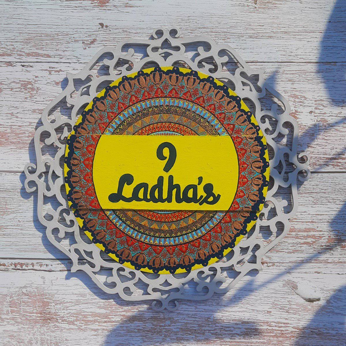 Hand Painted Nameplate | Verified Sustainable by Brown Living™