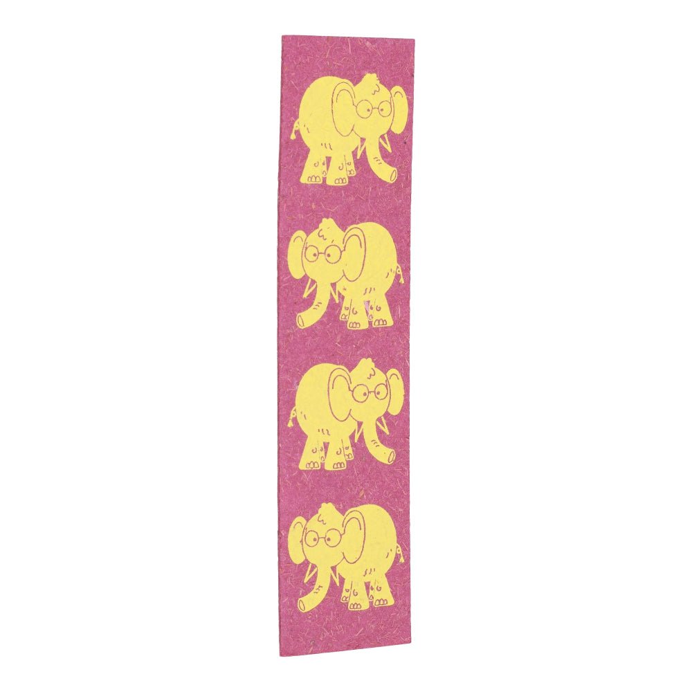 Handcrafted Elephant Poo Paper Bookmark Set of 3 | Verified Sustainable by Brown Living™