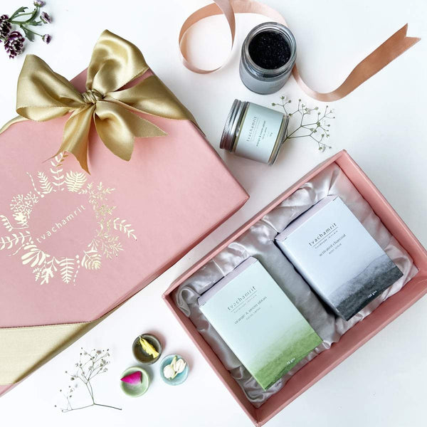 Buy Handcrafted Skincare Small Gift Set | Shop Verified Sustainable Body Scrub on Brown Living™
