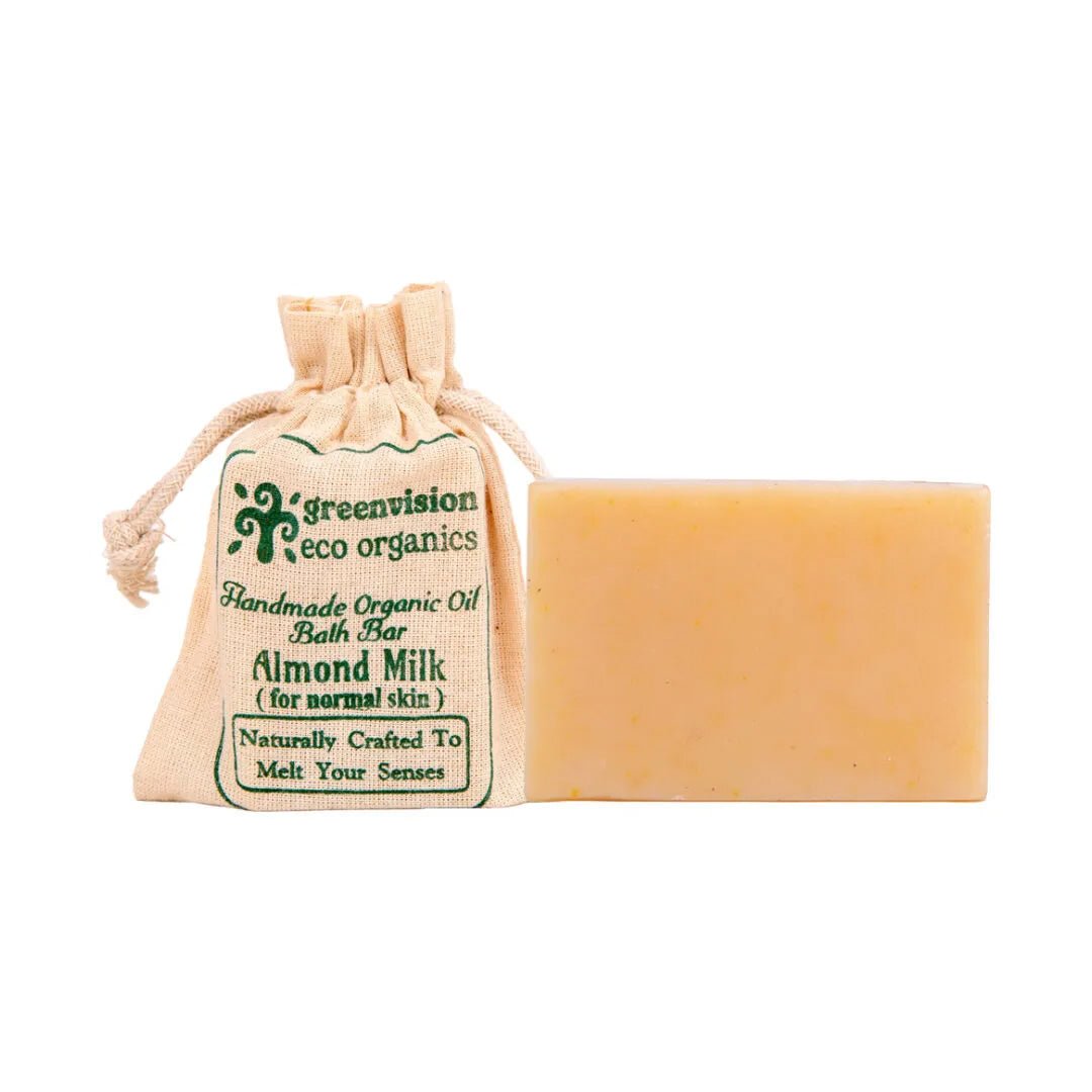 Buy Handmade Organic Oil Baby Bath Bar Almond Milk (For normal skin