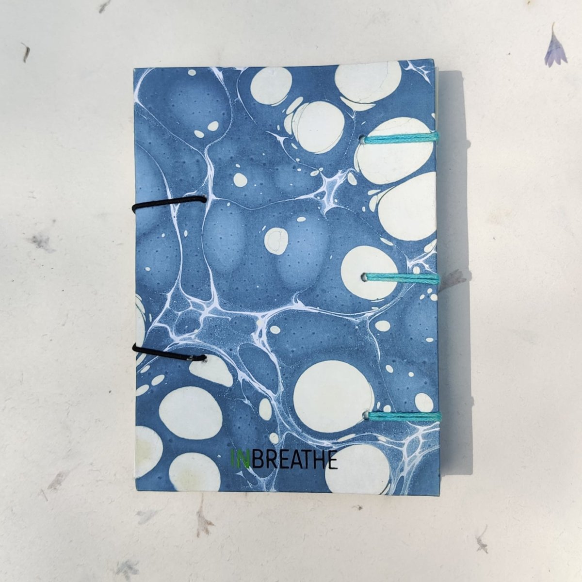 Handmade Paper Multilayer Notebook | Blue Marble | Verified Sustainable by Brown Living™
