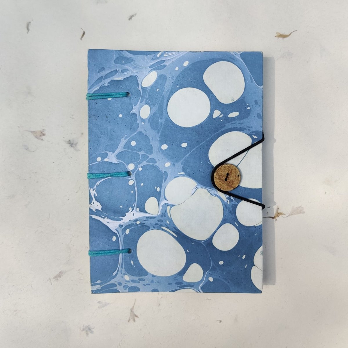 Handmade Paper Multilayer Notebook | Blue Marble | Verified Sustainable by Brown Living™