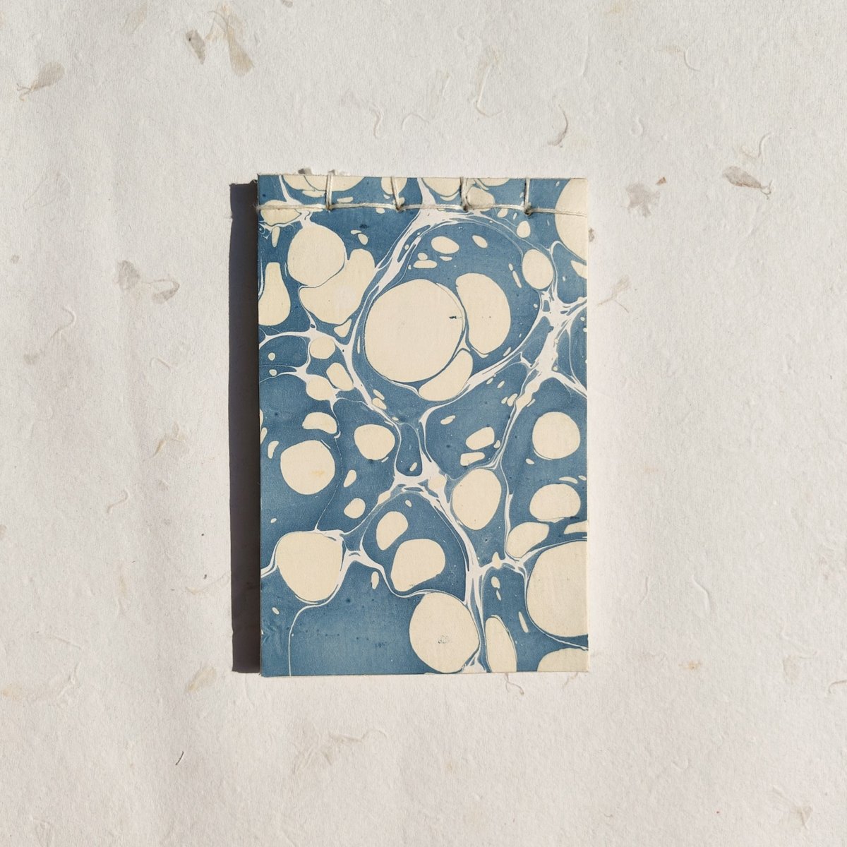 Handmade Paper Notepad | Blue Marble | Verified Sustainable by Brown Living™