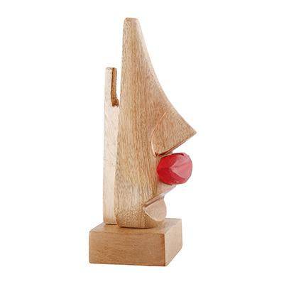 Handmade Wooden Nose Shaped Eyeglass Holder | Home Decor | Verified Sustainable by Brown Living™