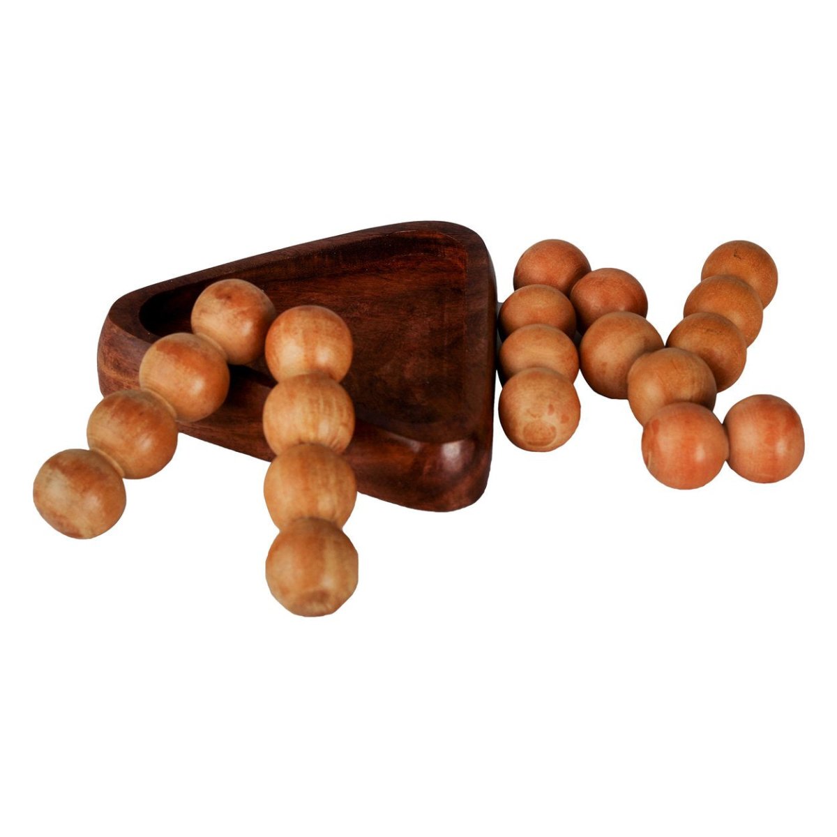 Handmade Wooden Pyramid Puzzle Game for Kids – Learning & Educational Toys on Brown Living™. SKU: 1014409. Img 7.