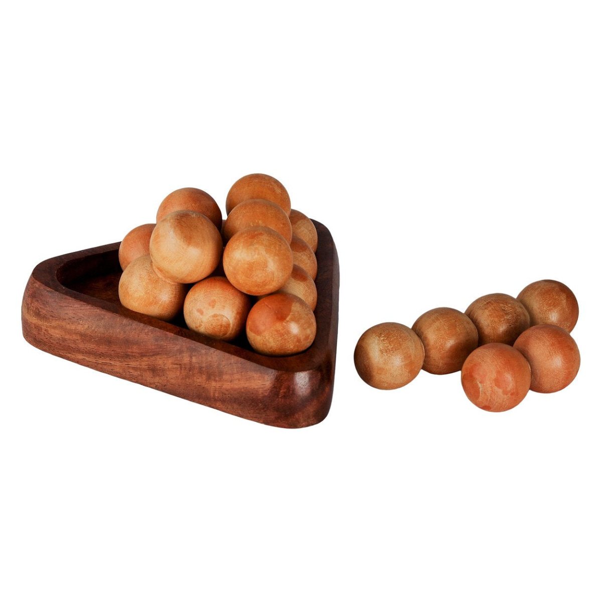 Handmade Wooden Pyramid Puzzle Game for Kids – Learning & Educational Toys on Brown Living™. SKU: 1014409. Img 6.