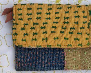 Harmony' Sashiko Wallet – Womens Accessories on Brown Living™. SKU: UMW - SASHI - W - 100. Img 2.
