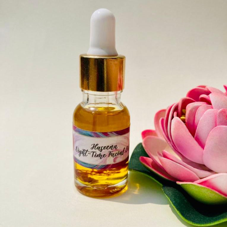 Haseena - Skin Repairing Night Time Facial Oil – Face Oil on Brown Living™. SKU: AM1004. Img 1.