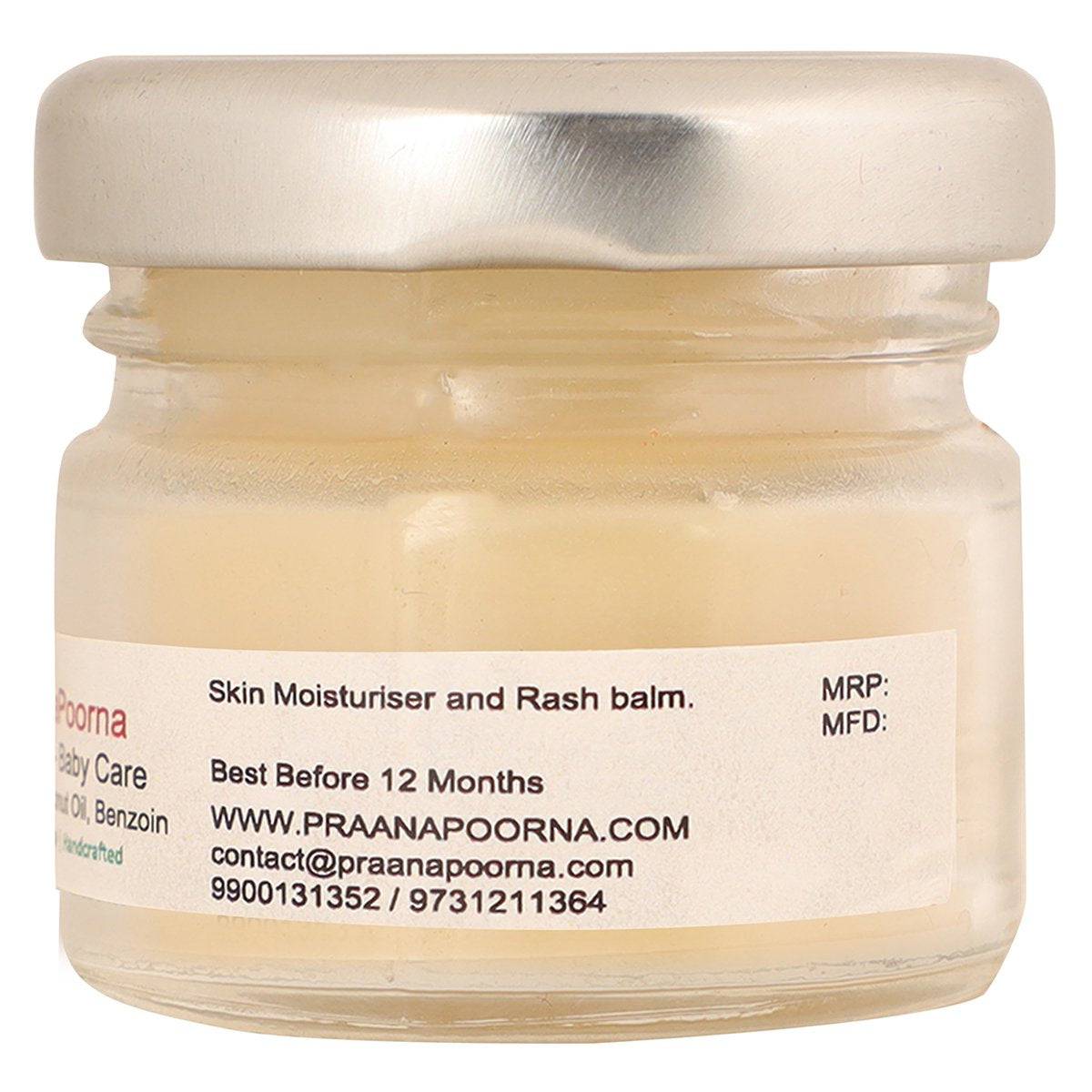Healing Baby Balm - 25g – Baby Diaper Rash Cream on Brown Living™. SKU: 133 - 08240 - praanapoorna - SKUB5. Img 2.