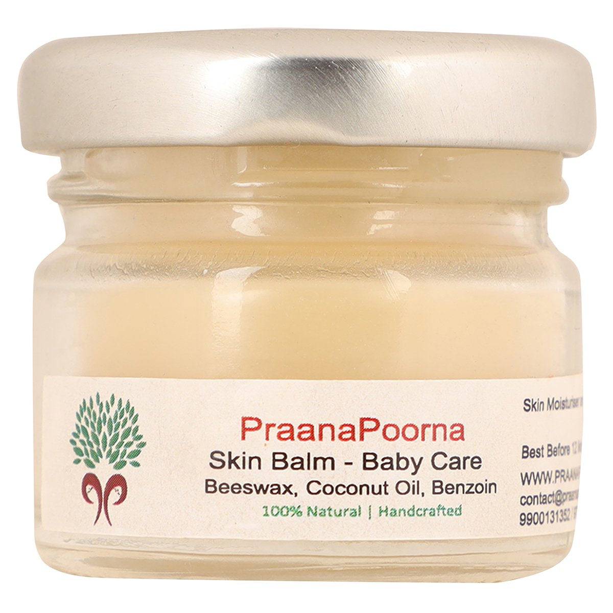 Healing Baby Balm - 25g – Baby Diaper Rash Cream on Brown Living™. SKU: 133 - 08240 - praanapoorna - SKUB5. Img 1.