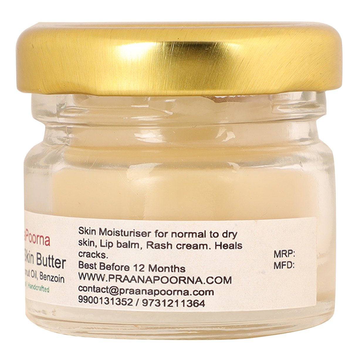 Healing Skin Butter - 25g – Body Butter on Brown Living™. SKU: 133 - 08237 - praanapoorna - SKUB1. Img 3.