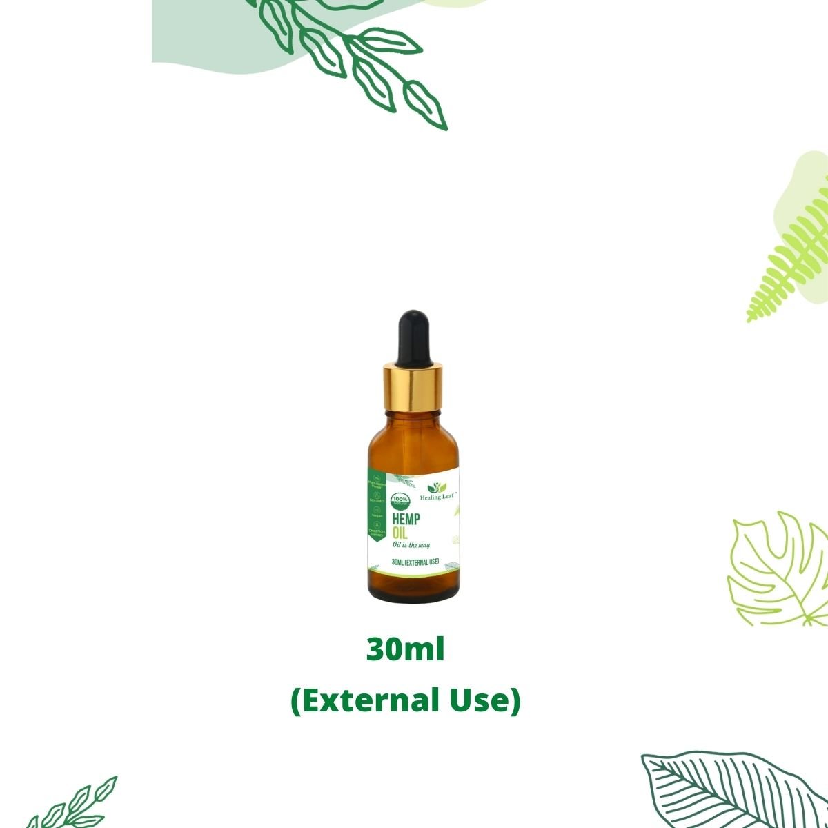 Hemp Oil External 30ml | Verified Sustainable by Brown Living™
