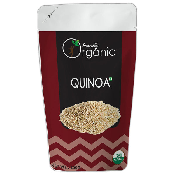 Buy Honestly Organic Quinoa - 200g | Shop Verified Sustainable Snack Foods on Brown Living™