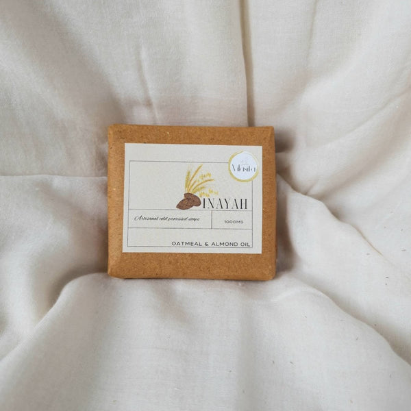 Buy Inayah Oatmeal and Almond Oil Soap | Shop Verified Sustainable Body Soap on Brown Living™