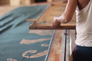Iraja Table Runner | Pure Hemp Table Runner | 11inch x 72 inch – Table Linens on Brown Living™. SKU: PRA032TR. Img 4.