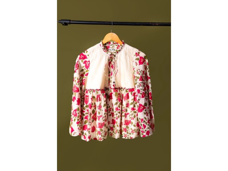 Iris Gathered top | Verified Sustainable by Brown Living™