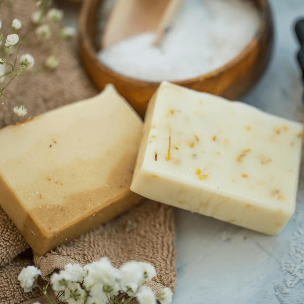 Jojoba Rosehip Nourishing Bar - 110g – Body Soap on Brown Living™. SKU: JRB - 01. Img 2.