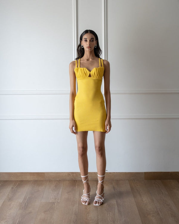 Buy Julia Dress - Yellow | Shop Verified Sustainable Womens Dress on Brown Living™