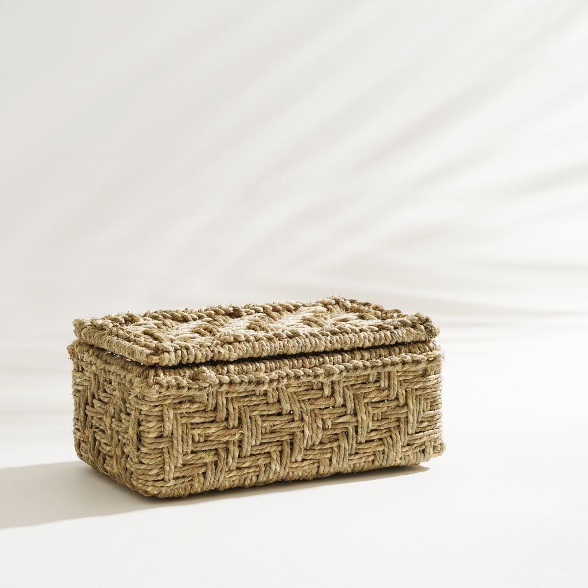 June - Handcrafted Natural Storage Box | Verified Sustainable by Brown Living™