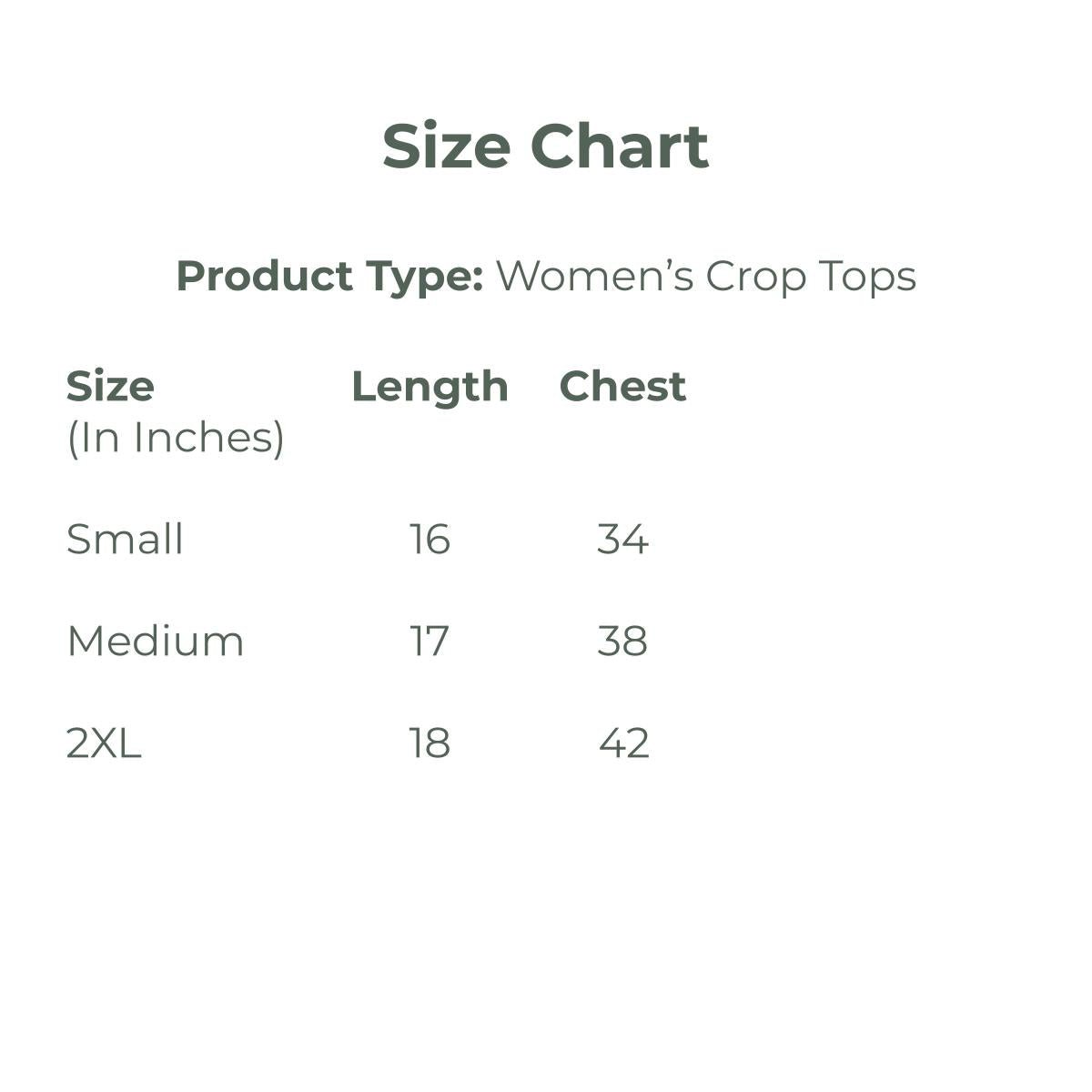 Kachra Crop Top | 100% Cotton Bio - Washed Fabric – Womens T-Shirt on Brown Living™. SKU: MKCT - S. Img 6.