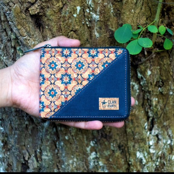 Buy Kiwi Printed Cork wallet | Shop Verified Sustainable Wallet on Brown Living™