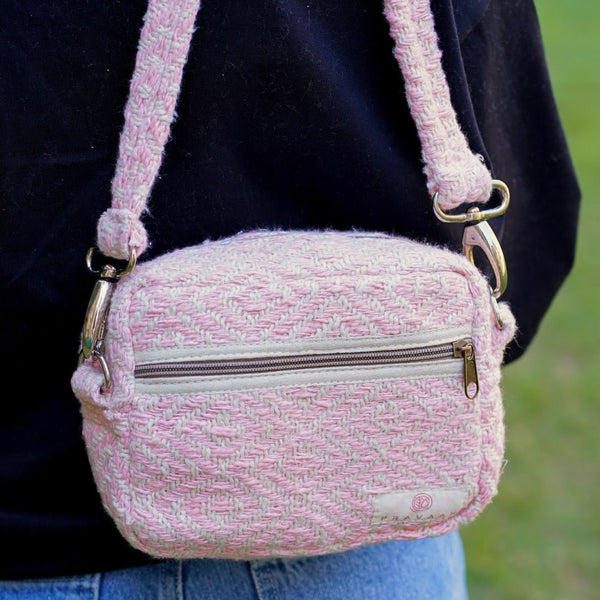 Buy Kys Handmade 2 Zip Bag | Conscious Bags | Shop Verified Sustainable Satchel Bag on Brown Living™