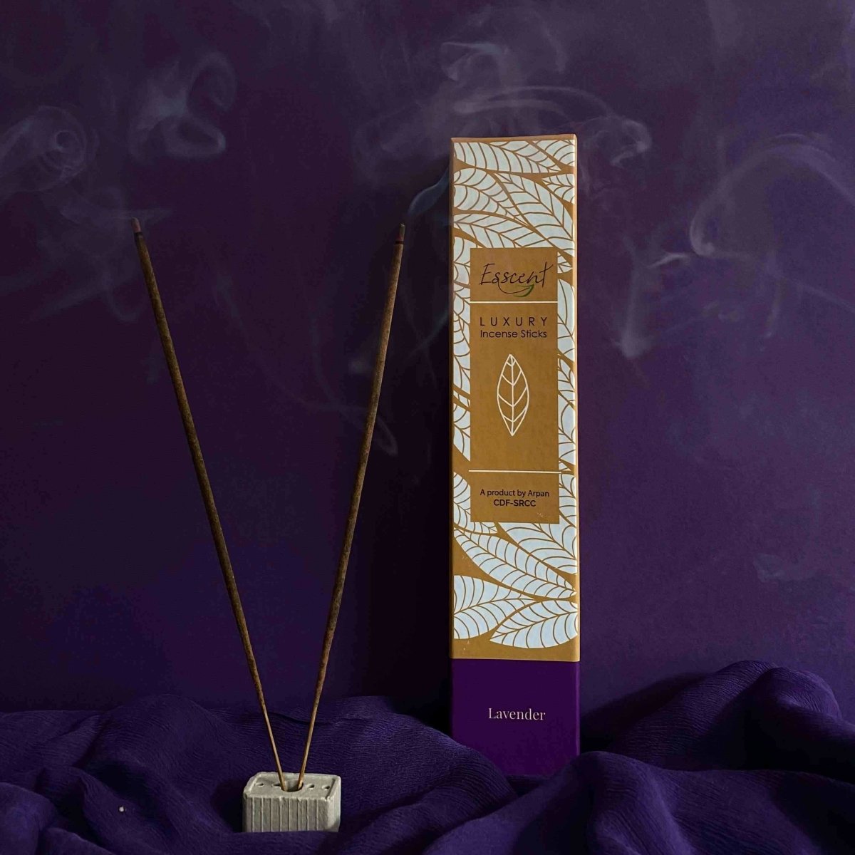 Lavender Incense Sticks - Made with Flower Waste (Pack of 2) | Verified Sustainable by Brown Living™