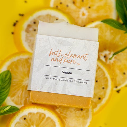 Lemon | Body & Face Soap – Body Soap on Brown Living™. SKU: Artisanal - Lemon. Img 1.