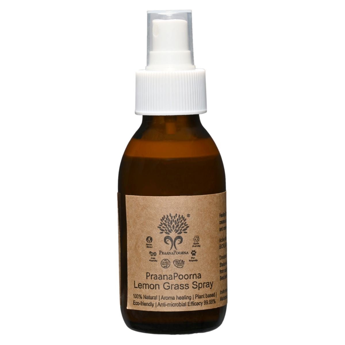 Lemon Grass Spray Natural Air Freshner - 100ml – Candles & Fragrances on Brown Living™. SKU: ARH_04. Img 1.