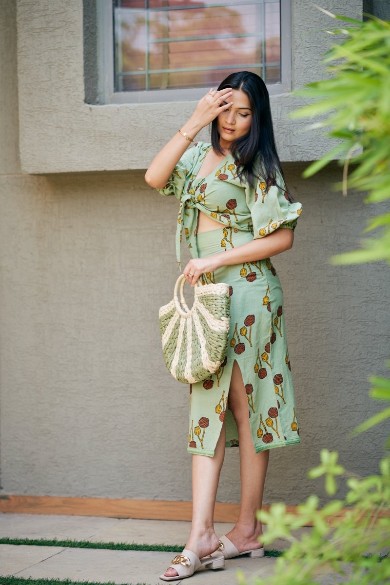 Lotus Stem Dress | Verified Sustainable by Brown Living™