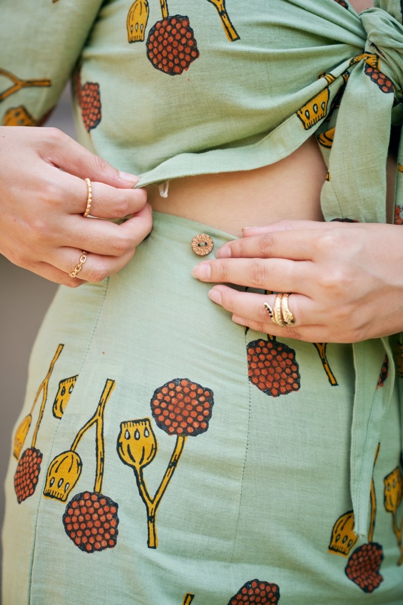 Lotus Stem Dress | Verified Sustainable by Brown Living™