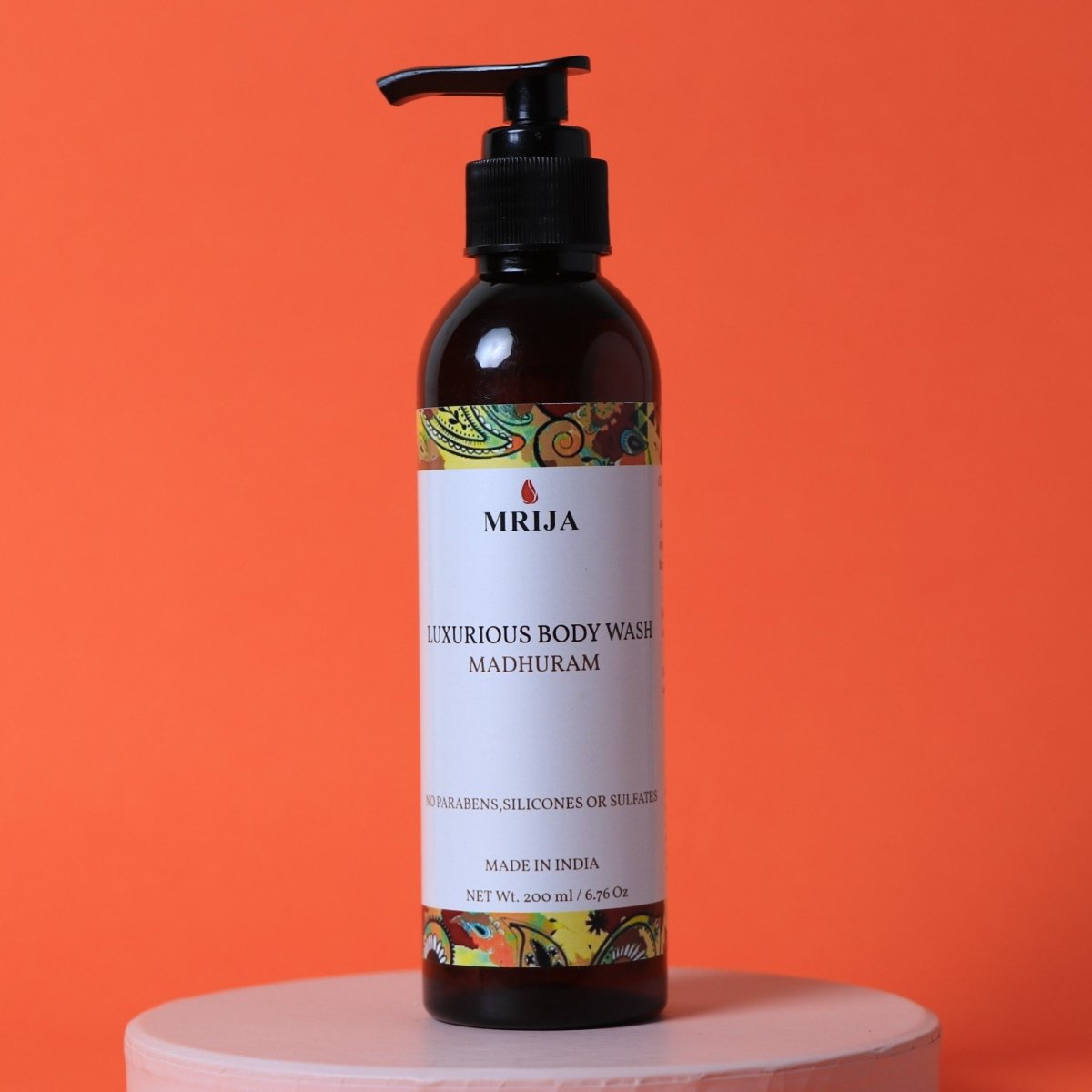 Luxurious Body Wash - Madhuram with Olive oil, Avocado oil and Cocoa Butter | 200ml | Verified Sustainable by Brown Living™