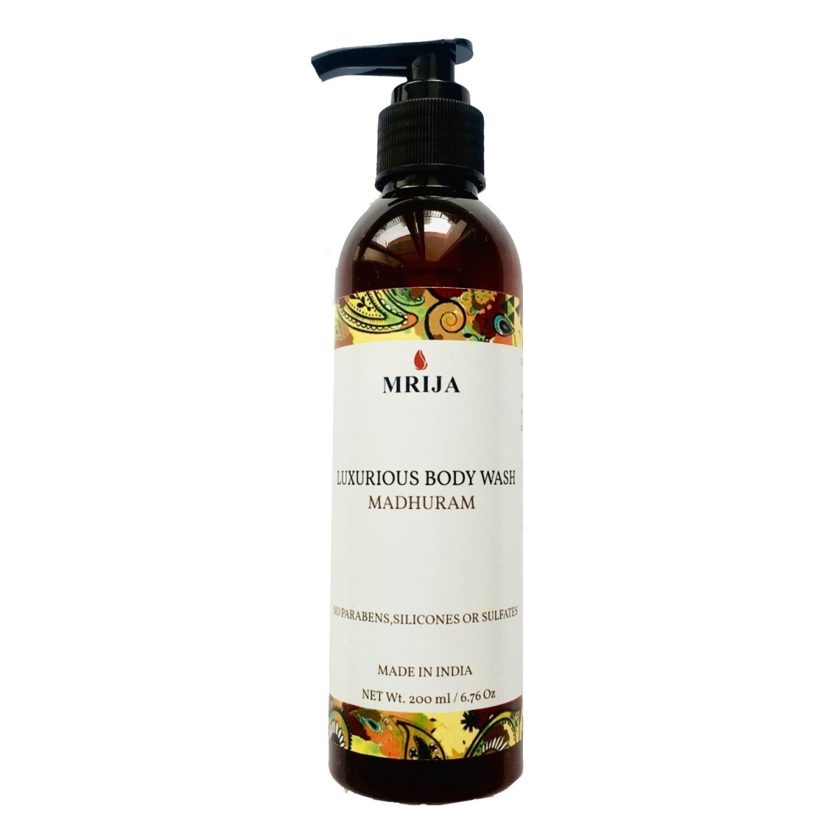 Luxurious Body Wash - Madhuram with Olive oil, Avocado oil and Cocoa Butter | 200ml | Verified Sustainable by Brown Living™